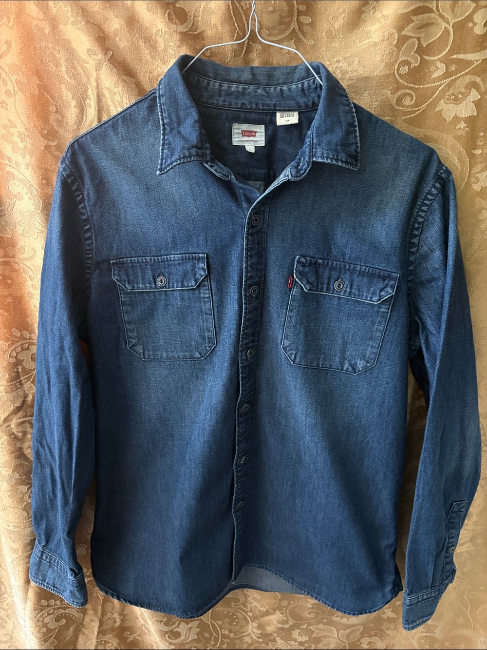 Levi's Indigo Blue Denim Button-Down Shirt